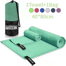 Load image into Gallery viewer, Quick-Drying Sports Towel 40x80CM Blue Grey Green Orange Swimming Gym Fitness Camping Running Beach Washcloth Towels