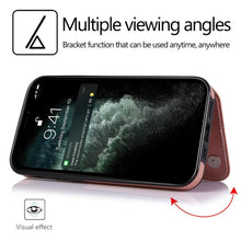 Load image into Gallery viewer, Wallet Stand Cover Flip Leather Case For iPhone 14 Pro Max 13 Pro Max 12 Pro Max 11 Pro Max Soft PU Leather Card Case With Kickstand Slim Double Magnetic Clasp Protective Cover