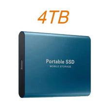 Load image into Gallery viewer, External Hard Drive SSD 4TB - USB 3.0 Solid Disk Fast Transfer Shockproof Large Backup Plug & Play Compatible with Mac/PC/Phones
