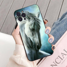 Load image into Gallery viewer, Animal Steed Horse Phone Case For Iphone 14 11 12 13 Mini Pro Xs Max Cover 6 7 8 Plus X Xr Se 2020 Cool Animal Horse Case For Iphone