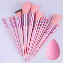 Load image into Gallery viewer, Soft Fluffy Professional Makeup Brush Set - 13-16pcs for Foundation, Eyeshadow, and More