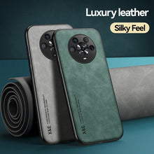 Load image into Gallery viewer, For Honor Magic4 Pro PU Leather Magnetic Car Holder Phone Case Honor Magic 4 Pro 4Pro Magic4 Soft Frame Shockproof Back Cover