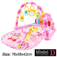 Load image into Gallery viewer, Baby Fitness Play Gym with Music & Piano Mat