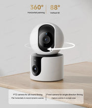 Load image into Gallery viewer, XIAOMI Smart Camera C300 Dual Camera Version,360° 3MP WiFi 6,Home Security Baby Monitor,Pet Camera,Chinese Version With Adapter