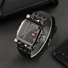 Load image into Gallery viewer, LED Watch Men Fashion Creative Crab Type Electronic Watch Luminous Binary Gift Business Style Cool Waterproof Multi Function
