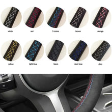 Load image into Gallery viewer, Car Steering Wheel Cover Suede Leather Car Accessories For Subaru Forester 2008-2012 Impreza 2008-2011 Legacy 2008-2010 Exiga 2