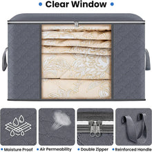 Load image into Gallery viewer, Large Capacity Foldable Clothes Storage Bag โ Blanket & Closet Organizer
