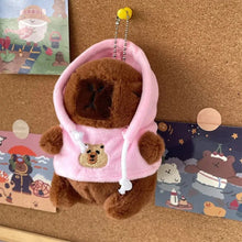 Load image into Gallery viewer, Cute Capybara Plush Toy Hoodie – Small Winged Stuffed Doll for Kids