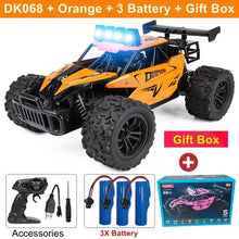 Load image into Gallery viewer, 1:16 RC Drift Racing Car - High-Speed Off-Road Alloy Truck with LED Lights, 20KM/H, 2.4G Radio Control for Kids & Adults