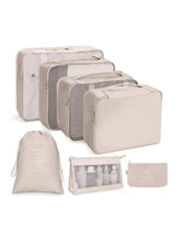 Load image into Gallery viewer, 7/8/9/10 Pcs Travel Organizer Packing Cubes – Lightweight Polyester Luggage Storage Bags for Clothes, Shoes, and Accessories