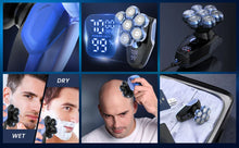 Load image into Gallery viewer, 5 in 1 Electric Head Shaver for Bald Men 7D Floating Cutter Beard Trimmer Clipper Waterproof Shaving Men Grooming Kit