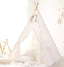 Load image into Gallery viewer, Portable Kids Play Tent Wigwam Teepee Playhouse