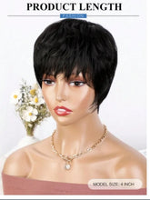 Load image into Gallery viewer, Short Wig for Women, Synthetic Wig, Non-adhesive, Wear-resistant, Heat-Resistant, Natural, Short Layer, Suitable for beginners