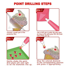 Load image into Gallery viewer, Children's Unicorn Diamond Painting Kit - DIY Keychain Sticker Art for Girls