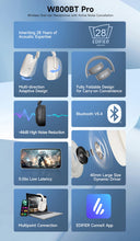 Load image into Gallery viewer, Edifier W800BT Pro Wireless Headphones Bluetooth 5.4 Over-ear Headset -44dB Active Noise Cancelling Hi-Res Audio 45H Playtime