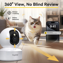 Load image into Gallery viewer, BoyKeep Smart Camera 2K Security Protection Wifi Surveillance 5G/2.4GHz Indoor Baby Night Vision 360° Pan & Tilt 2-Way Audio K30