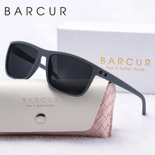 Load image into Gallery viewer, BARCUR Original Trendy White Pink Polarized Sunglasses Lightweight Comfort Square PC Eyewear for Women Sports UVA & UVB Protection Trendy Sun Glasses for Summer