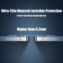 Load image into Gallery viewer, 4Pc Camera Lens Protector For iPhone 14 13 12 Pro Max Full Cover Tempered Glass For iPhone 13 12 Mini Camera Protector Lens Film Camera Protective Glass For iphone