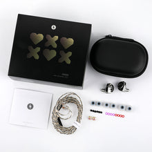 Load image into Gallery viewer, SIMGOT EW300 1DD+1Planar+1PZT Hybrid Driver IEM HIFI Earphones with Detachable Nozzles Silver-Plated OFC IEM Cable for Musician