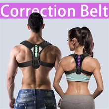 Load image into Gallery viewer, Adjustable Back & Shoulder Posture Corrector – Clavicle Spine Support Belt for Neck, Upper Back & Hunchback Correction