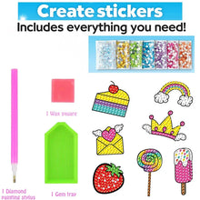 Load image into Gallery viewer, Big Gem Diamond Painting Kit - DIY Mosaic Art & Sticker Craft for Kids