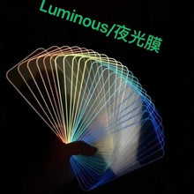 Load image into Gallery viewer, 2Pcs Luminous Protective Glass For iPhone 14 13 12 11 Pro Max X XR XS Screen Protector For 7 8 6 Plus SE3 Glowing Tempered Glass Luminous Glowing Tempered Glass Screen Protector for iPhone