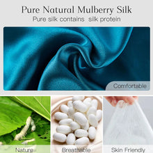 Load image into Gallery viewer, 100% Mulberry Silk Sleeping Mask – Soft Eyepatch for Travel & Sleep