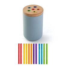 Load image into Gallery viewer, Montessori Silicone Color Matching Bucket Toy