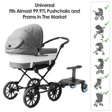 Load image into Gallery viewer, Universal Stroller Step Board with Seat for Second Child