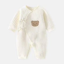 Load image into Gallery viewer, Baby Winter Bodysuit (0–6M) – Thick Cotton Animal Print Onesie for Boys & Girls