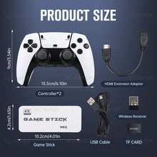 Load image into Gallery viewer, M15 4K Game Stick Mini Video Games Consoles Retro Handheld 20000 Games Player HD Video Game Stick 2.4G Double Wireless Controlle