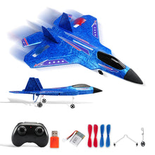 Load image into Gallery viewer, SU35 RC Plane FX620 FX820 2.4G Remote Control Flying Model Glider Airplane With LED Lights Aircraft Foam Toys For Children Gifts