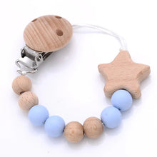 Load image into Gallery viewer, Baby Pacifier Chain Clip Silicone Teether Beads Soother Toy