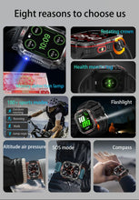 Load image into Gallery viewer, New For Huawei Xiaomi Military GPS Smart Watch Men Flashlight Compass Waterproof Outdoor Sport Tracker Bluetooth Call Smartwatch