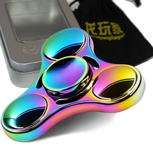 Load image into Gallery viewer, Stainless Steel Fidget Spinner – High-Speed Precision Metal Hand Spinner | 3+ Minute Spin Time for EDC, ADHD & Anxiety Relief