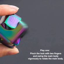 Load image into Gallery viewer, Metal Square Fidget Spinner Cube – Anti-Anxiety Decompression Toy for Stress Relief and Focus