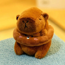 Load image into Gallery viewer, Cute Capybara Plush Toy Hoodie – Small Winged Stuffed Doll for Kids