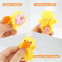 Load image into Gallery viewer, Cartoon Finger Puppets – 1/5/10pcs Plush Hand Dolls for Kids