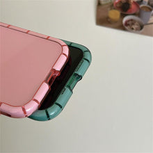 Load image into Gallery viewer, Luminous Shockproof Bumper Phone Case For iPhone 11 14 Pro Max 12 11 13 Pro Max X XR XS Max Transparent Back Cover Full Bumper Case Strong Classic Phone Case