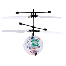 Load image into Gallery viewer, Colorful Mini Drone Shinning LED RC drone Flying Ball Helicopter Light Crystal Ball Induction Dron Quadcopter Aircraft Kids Toys