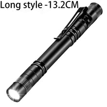 Load image into Gallery viewer, Portable Mini LED Pen Flashlight Pocket Waterproof Handheld Torch Light for Outdoor Camping Hiking Car Repair Emergency Home Use