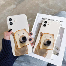 Load image into Gallery viewer, Cute and Funny Puppy Phone Case For iPhone 13 14 11 12 Pro Max XS XR 7 8 Plus Creative Shockproof Soft Silicone Phone Cover Flexible Silicone Dog Pattern Cute Phone Case