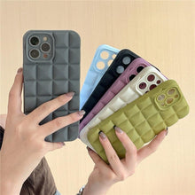 Load image into Gallery viewer, Unique Phone Case For iPhone 14 Pro 13 12 11 Pro Fashion 3D Soft Silicon Shockproof For iPhone 14 Case Bubble Case Cute Full Body Shape Soft Silicone Slim Cushioned Beautiful Elegant Case For Women