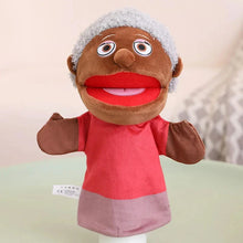 Load image into Gallery viewer, 28-33cm Kids Plush Finger & Hand Puppet Popular Activity Boy Girl Role Play Bedtime Story Props Family Role Playing Toys Doll