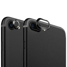 Load image into Gallery viewer, 2 In 1 Metal Camera Lens Protector For Iphone 7 8 Plus X Lens Protective Circle Ring Cover With Tempered Glass For Iphone X Scratch Resistant Hd Tempered Glass Camera Screen Protector
