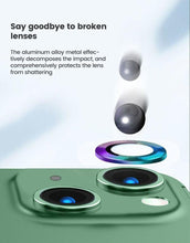 Load image into Gallery viewer, HD Camera Lens Protector 9H Hardness Anti-Scratch Camera Protector For iPhone 13 14 12 Pro Max Titanium Alloy Camera Protector for iPhone 12 13 Mini Camera Protector Lens Protection Glass Suit