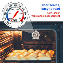 Load image into Gallery viewer, Oven Thermometer Stainless Steel Mini Dial Stand Up Temperature Gauge Food Meat Bread Household BBQ Thermometer Kitchen Tools