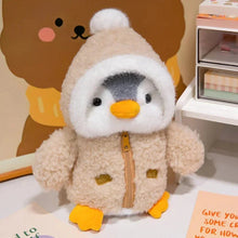 Load image into Gallery viewer, New Cute Penguin Plush Toy Baby Comforting Sleep Doll Fluffy Penguin Wearing Clothes Hats Stuffed Animal Pillow Birthday Gifts