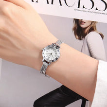 Load image into Gallery viewer, Mini Classic Golden Watch Stainless Steel Bracelet Women's Watch Japan Quartz Small Hours Fine Dress Lady Clock Girl's Gift
