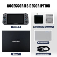 Load image into Gallery viewer, ANBERNIC Win600 PC Games Handheld AMD 3020e/3050e 5.94 Inch IPS Screen Office Video Game Console Windows 10 WiFi5 Pocket Laptop